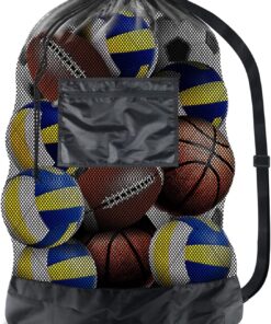 Large Sports Ball Bag Mesh Socce Ball Bag